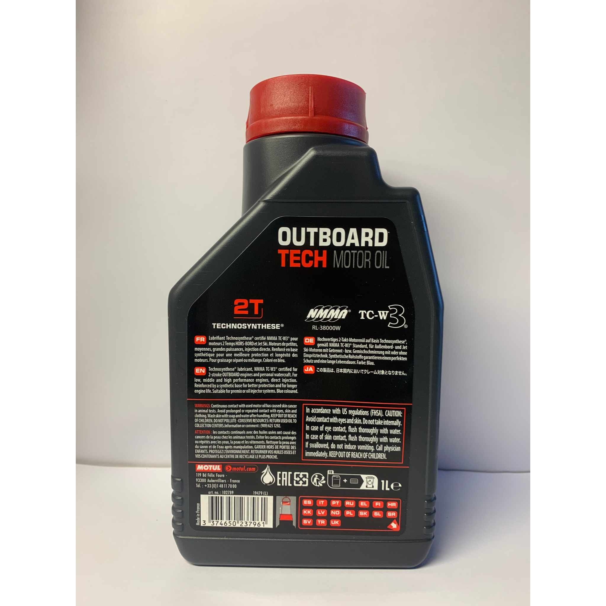 Huile Motul Marine Outboard Tech 2T 1L