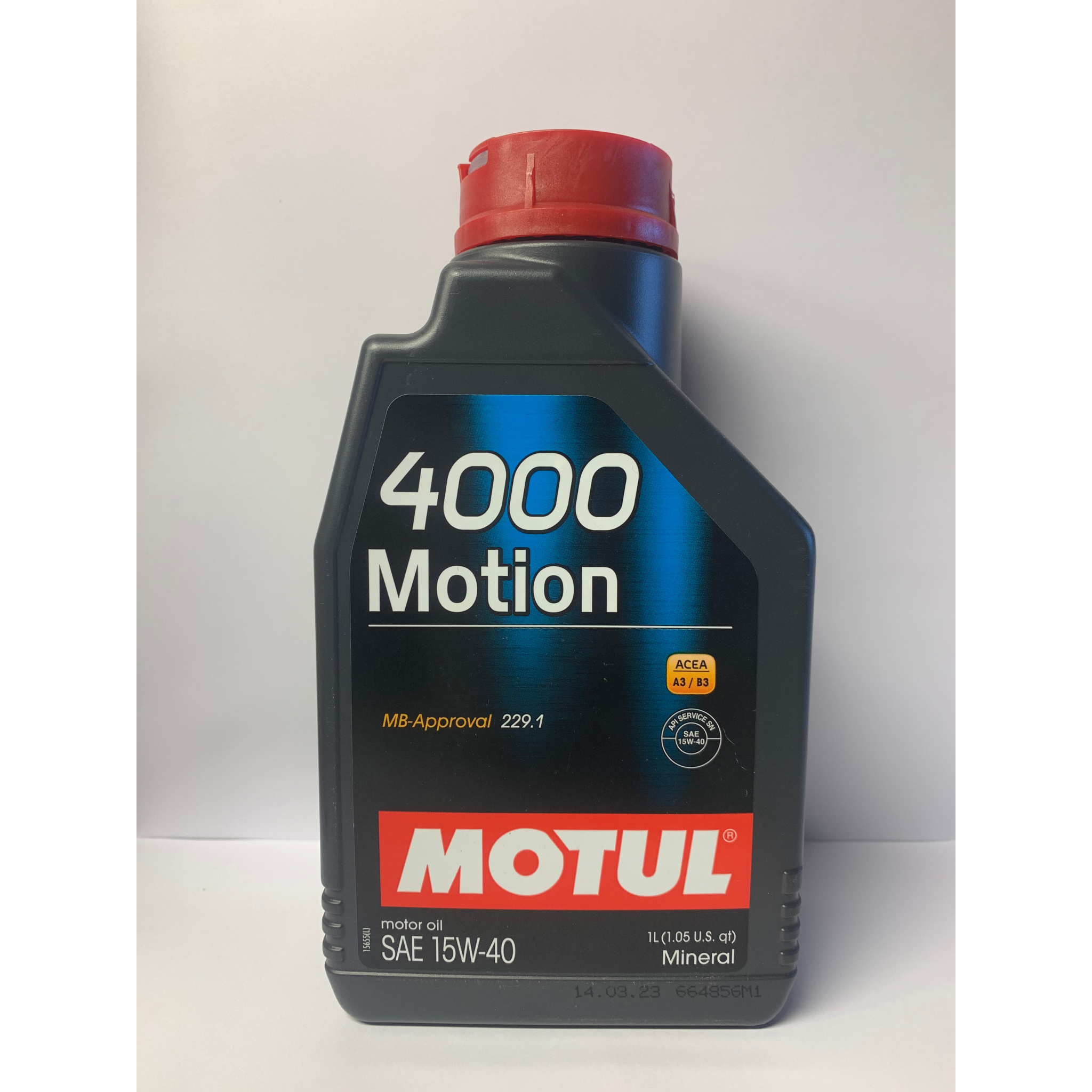Huile Motul 4000 Motion SAE 15W-40 1L