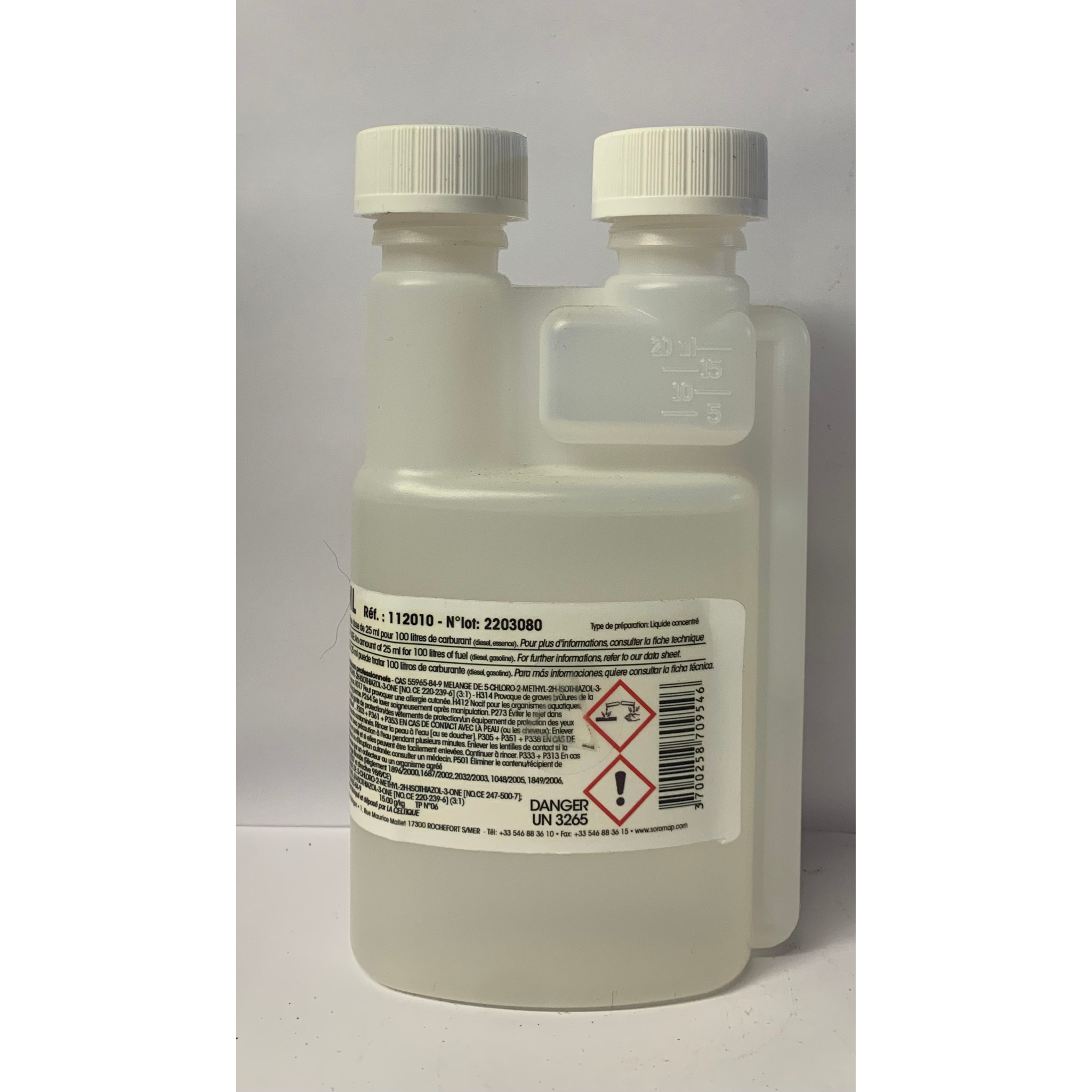 Protection anti bactérienne des carburants Soromap BactiCarbu 250ml